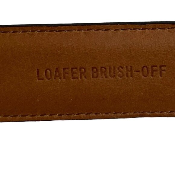 Bally Men's Designer Belt Sz 38 Loafer‎ Brush Off Whiskey Brown Leather - Picture 9 of 9